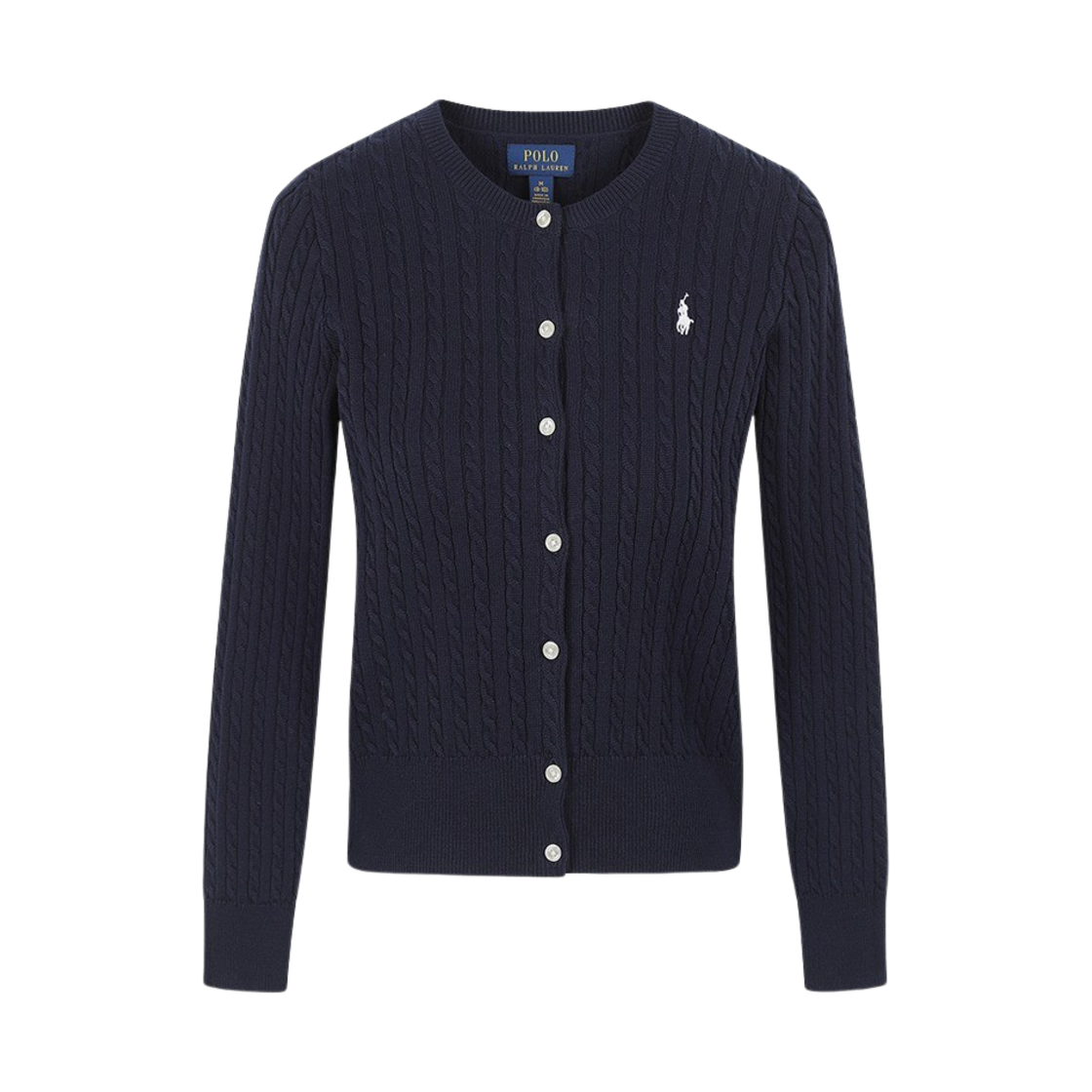 KW4AKNCRL35NY [30%적립] Polo Ralph Lauren Children Mini Cable Cotton Cardigan Hunter Navy
