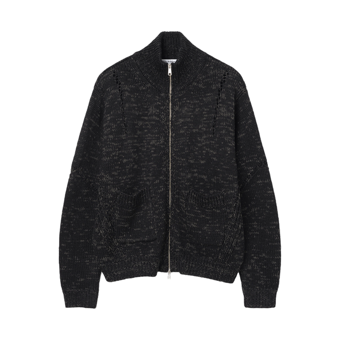 밀로 아카이브 더스트 하이넥 풀 집업 블랙