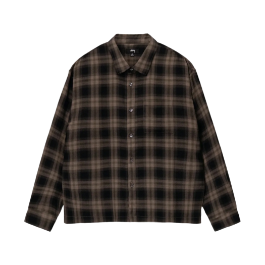 Stussy Mark Plaid Shirt Tan