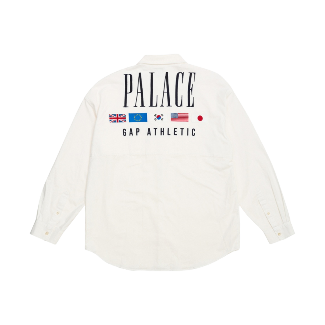 팔라스 x 갭 옥스포드 드랍 숄더 화이트 - 24SS(Palace x Gap Oxford Drop Shoulder White - 24SS)