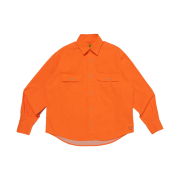 Human Made Twill Work Shirt Orange