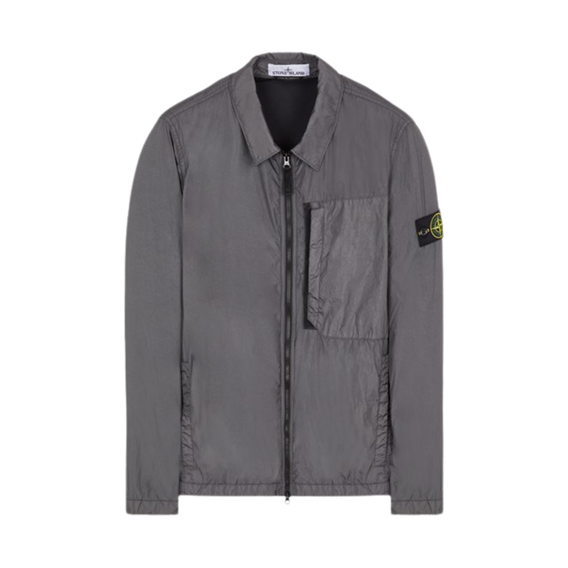 791510723-V0062 Stone Island 10723 Garment Dyed Crinkle Reps Recycled Nylon Jacket Khaki Grey - 23FW