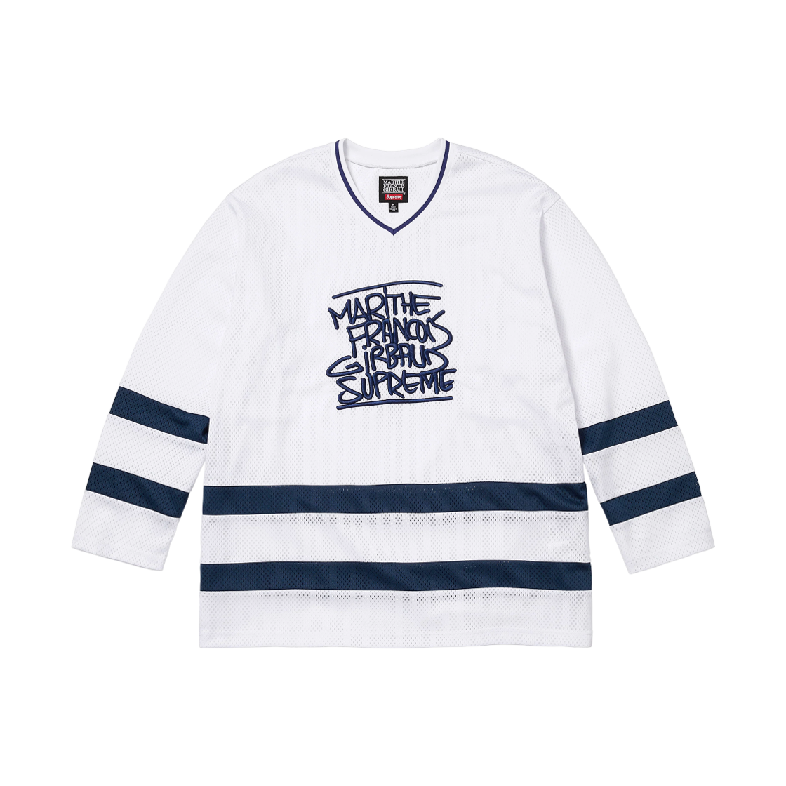 슈프림 x 마리떼 프랑소와 저버 하키 저지 화이트 - 25SS