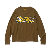 Human Made Tiger L/S T-Shirt Olive Drab