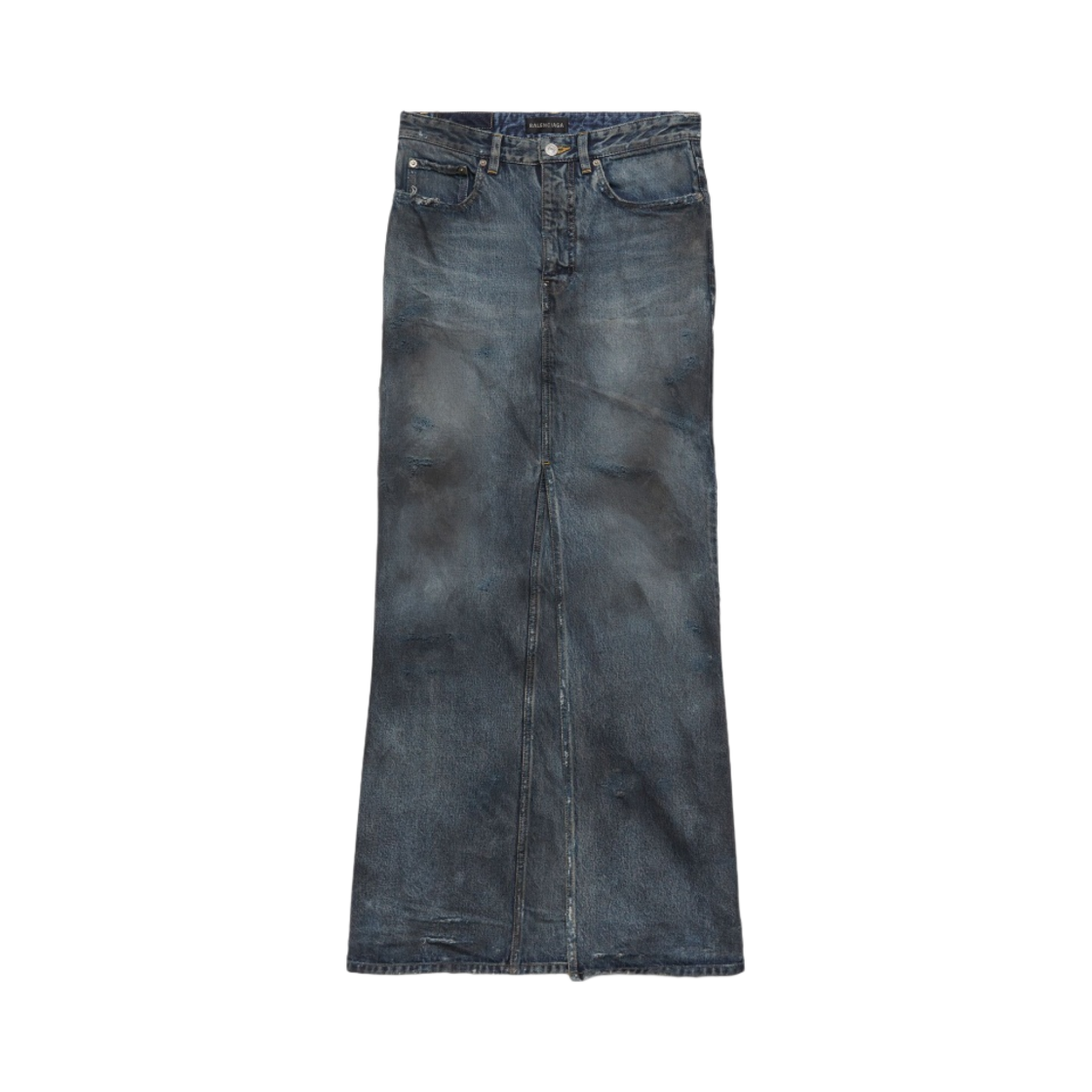 (W) 발렌시아가 맥시 스커트 라이트 블루((W) Balenciaga Maxi Skirt Light Blue) - 1