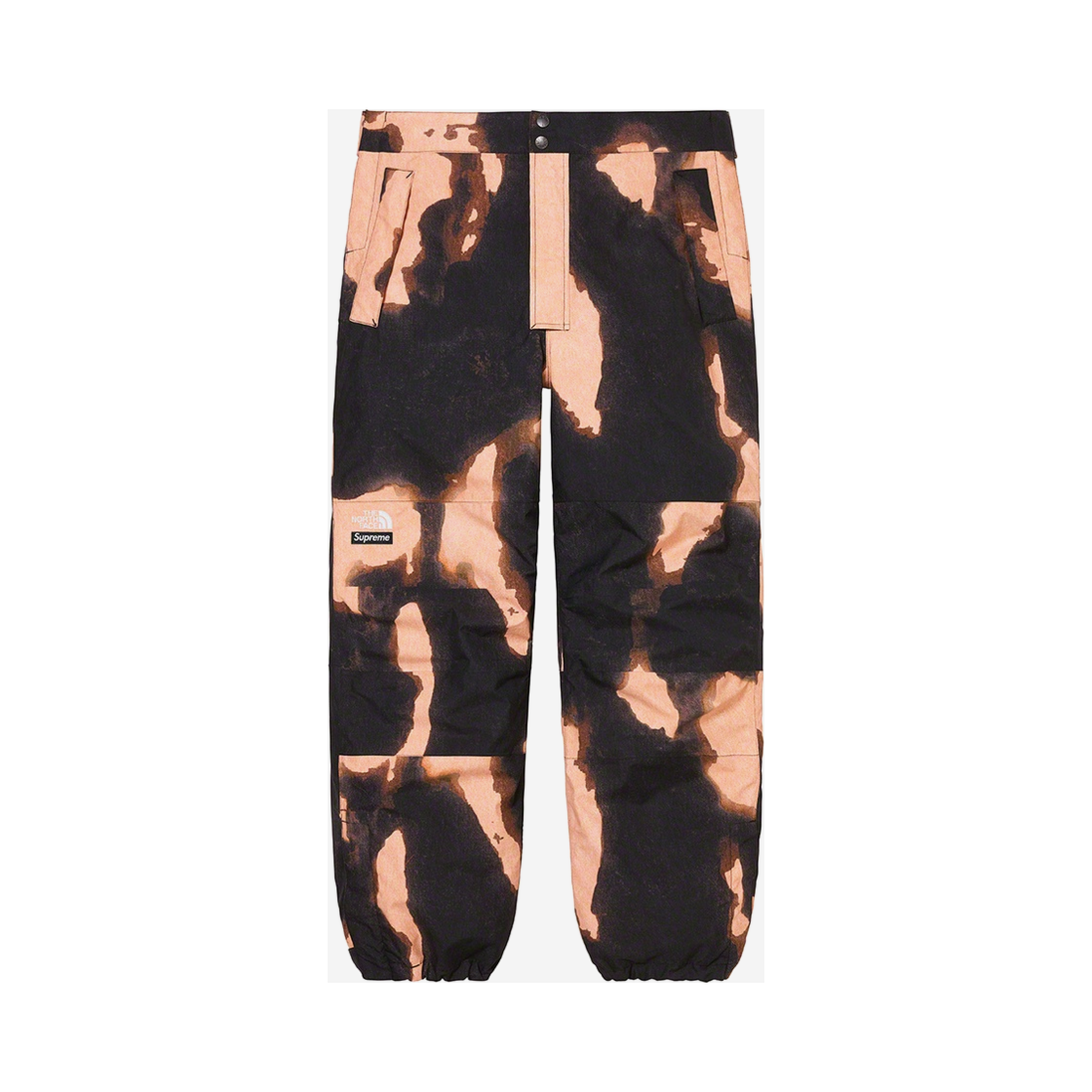 슈프림 x 노스페이스 블리치드 데님 프린트 마운틴 팬츠 블랙 - 21FW