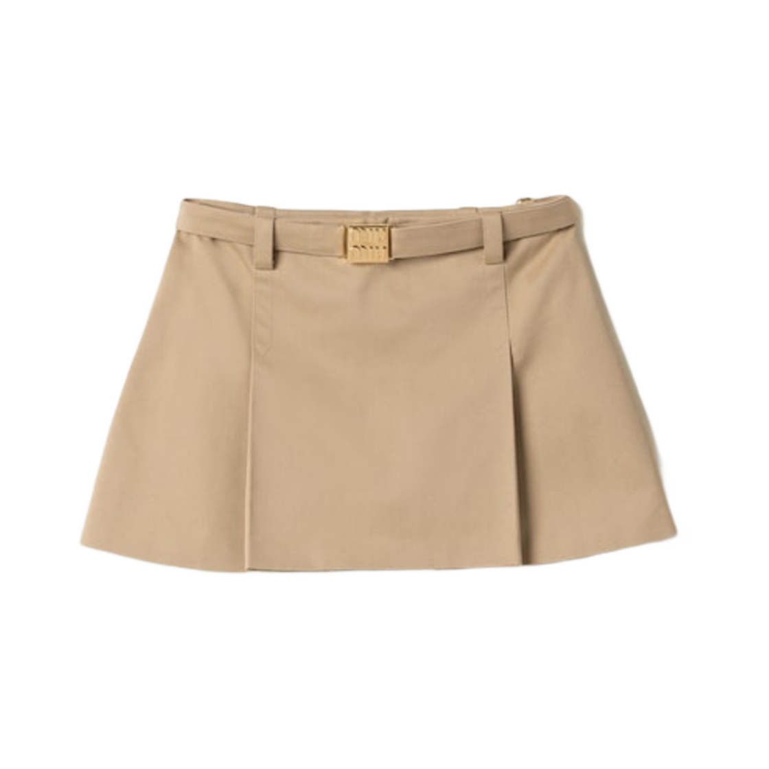 MIUMIU Chino チノ ミニスカート(サイズ42) MIUMIU Chino チノ ミニスカート(サイズ42) 送料無料》 MIU MIU Chino