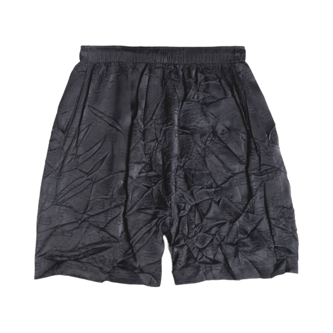 발렌시아가 BB 모노그램 자카드 파자마 쇼츠 블랙(Balenciaga BB Monogram Jacquard Pyjama Shorts Black) - 2