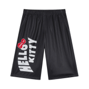 Open Yy x Hello Kitty Mesh Shorts Black