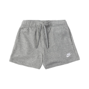 (W) Nike Club Fleece Shorts Dark Grey Heather - Asia