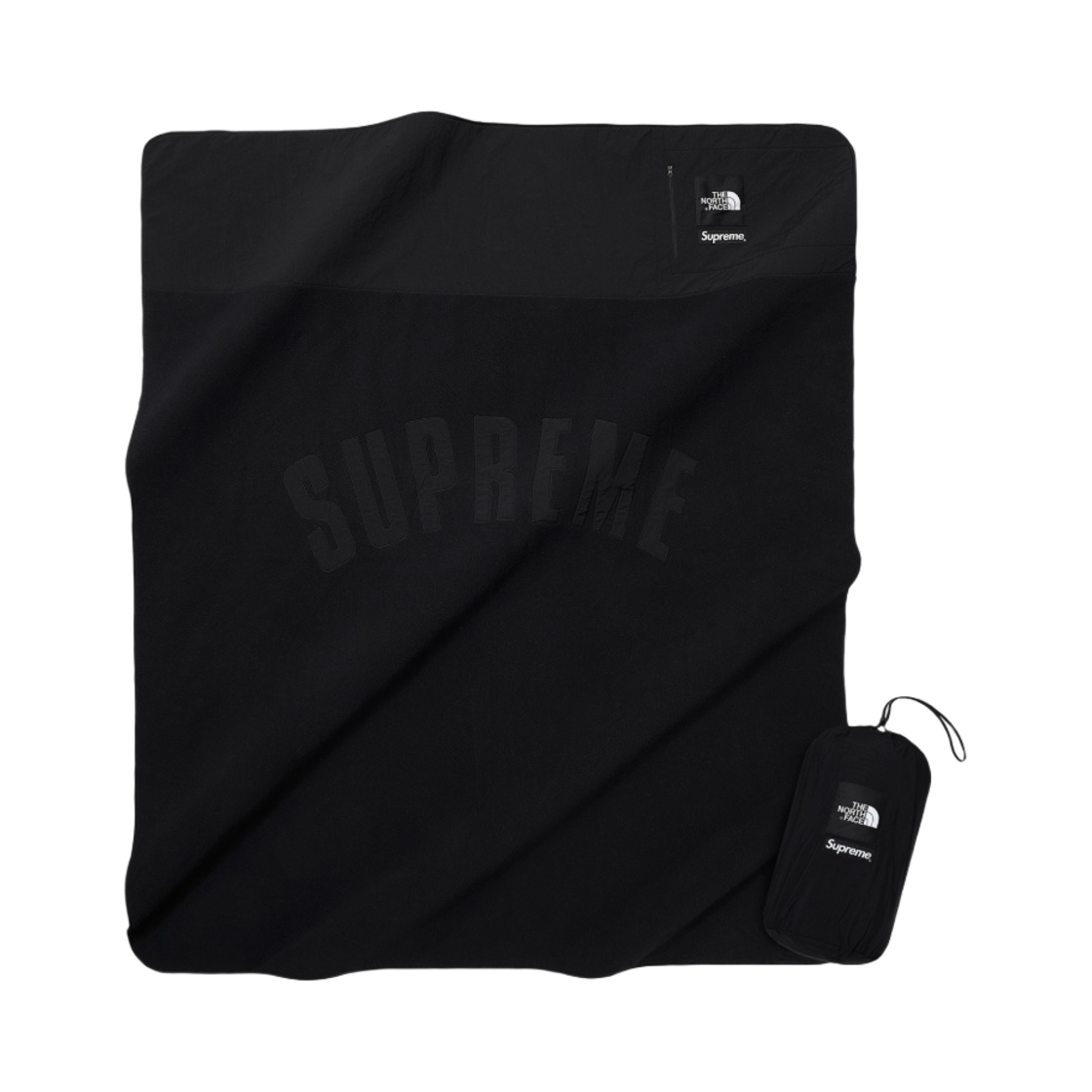 - Supreme x The North Face Arc Logo Denali Fleece Blanket Black - 19SS