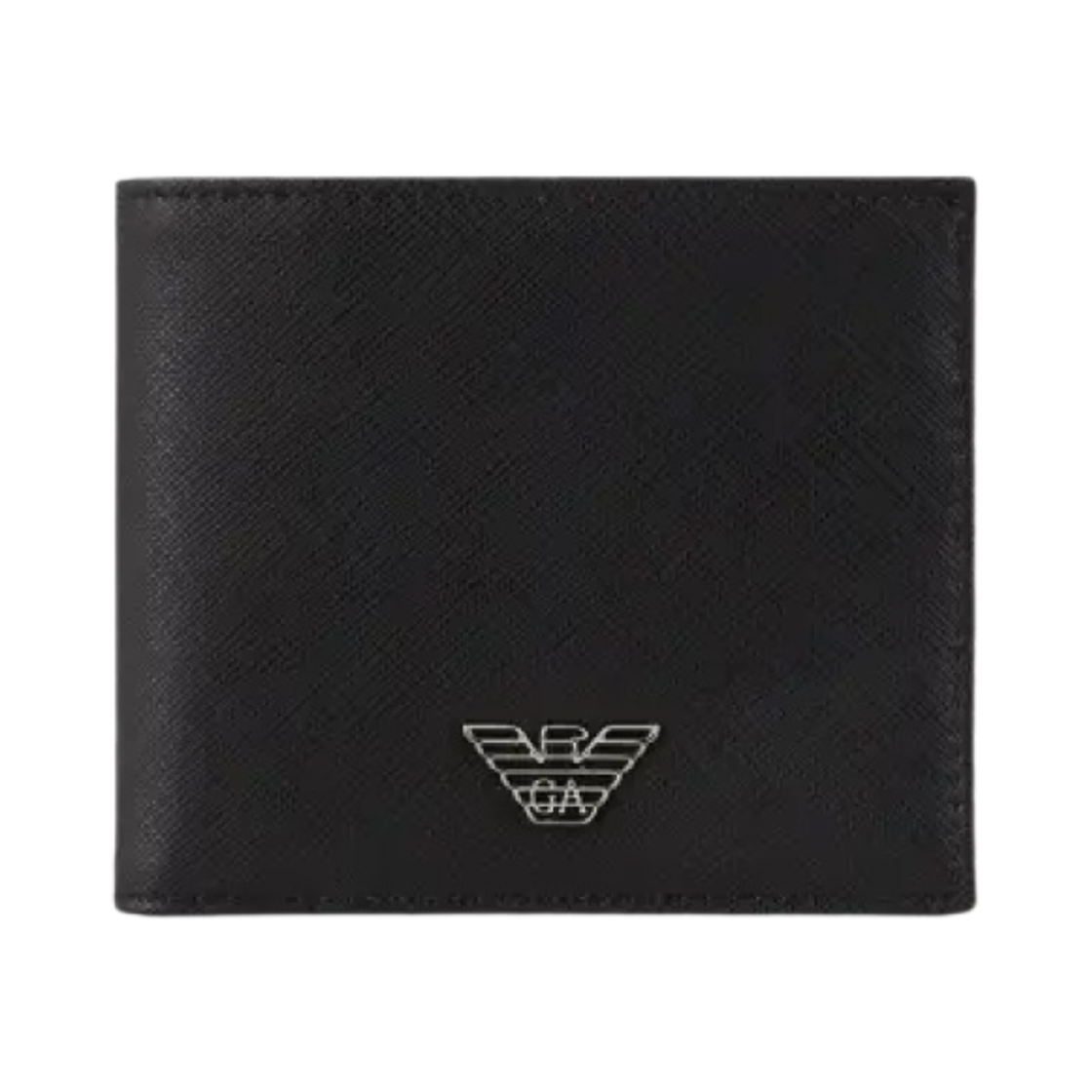 Y4R168Y138E81072 Emporio Armani Cross Pattern Eagle Wallet Black