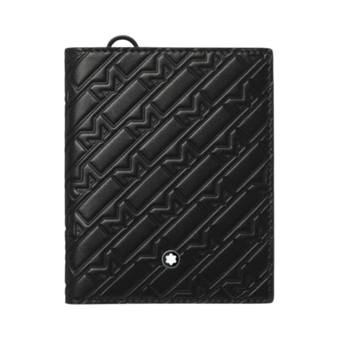 몽블랑 M-그램 4810 6cc 컴팩트 월렛 블랙(Montblanc M-Gram 4810 6cc Compact Wallet Black)