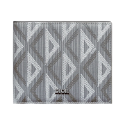 Dior CD Diamond Canvas Wallet Grey