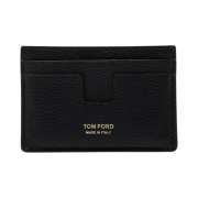 Tom Ford Soft Grain Leather Card Holder Black