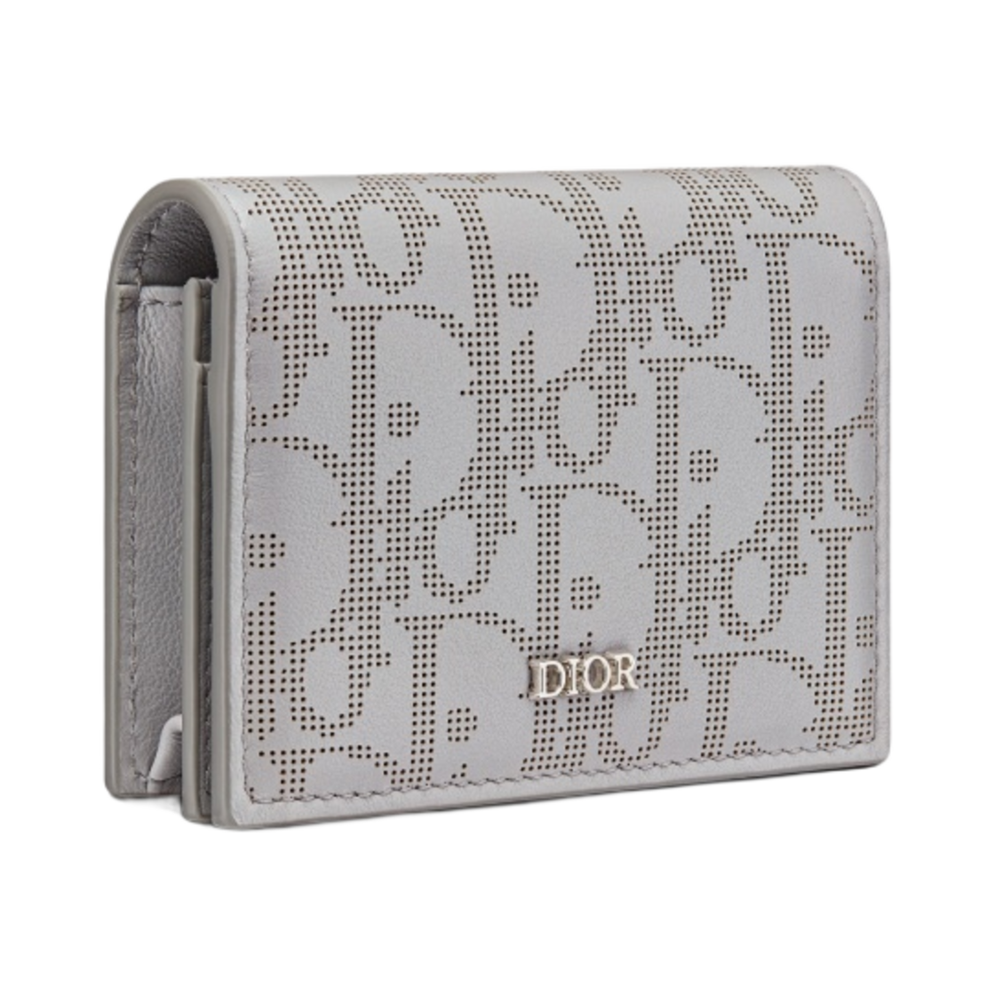 디올 비즈니스 카드 홀더 그레이 디올 오블리크 갤럭시 레더(Dior Business Card Holder Grey Dior Oblique Galaxy Leather) - 3