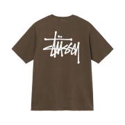 Stussy Basic Stussy Pigment Dyed T-Shirt Coffee 2022