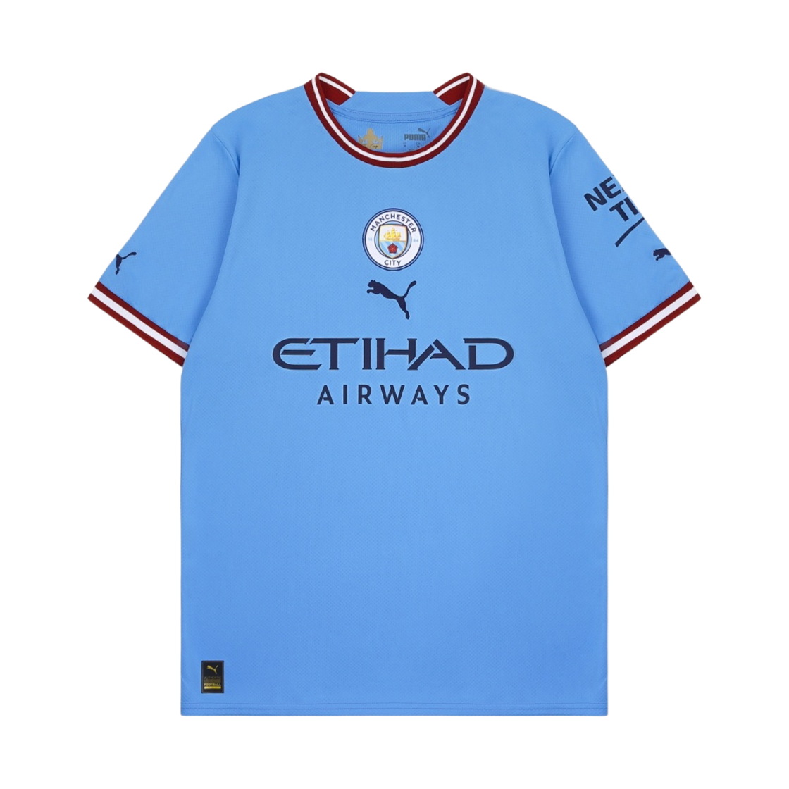 푸마 맨체스터 시티 2022/23 홈 저지 팀 라이트 블루 (논 마킹 버전)(Puma Manchester City 2022/23 Home Jersey Team Light Blue (Non Marking Ver.))