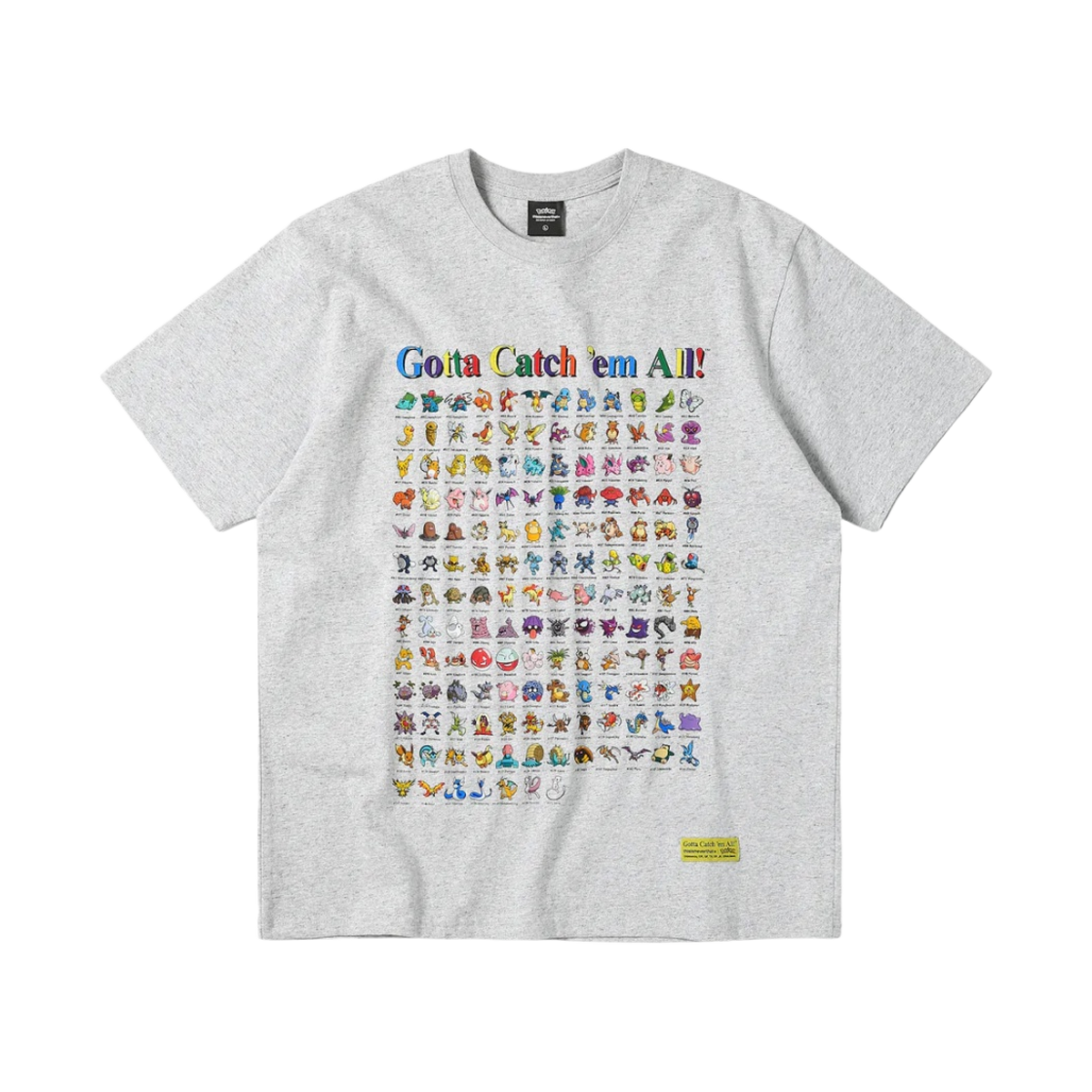 디스이즈네버댓 x 포켓몬 151 티셔츠 헤더 그레이(Thisisneverthat x Pokemon 151 T-Shirt Heather Grey)