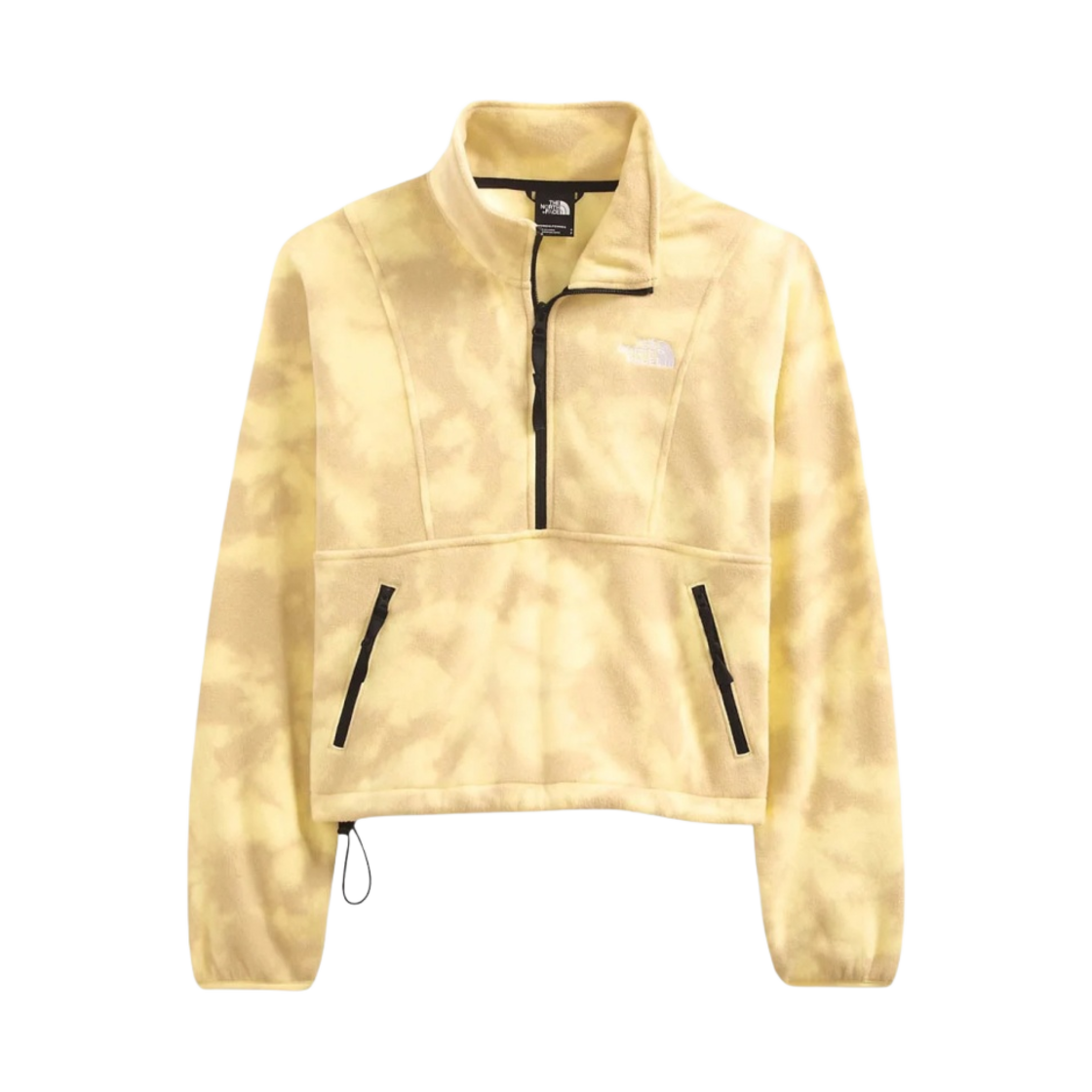 NF0A7QEP53T (W) The North Face Printed TKA Attitude 1/4 Fleece Pale Banana Retro Dye Print
