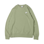 Nike NSW Club French Terry Crew Sweatshirt Oil Green - Asia