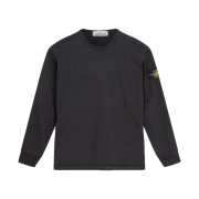 Stone Island 64450 Long Sleeve Crewneck Sweatshirt Black - 21FW