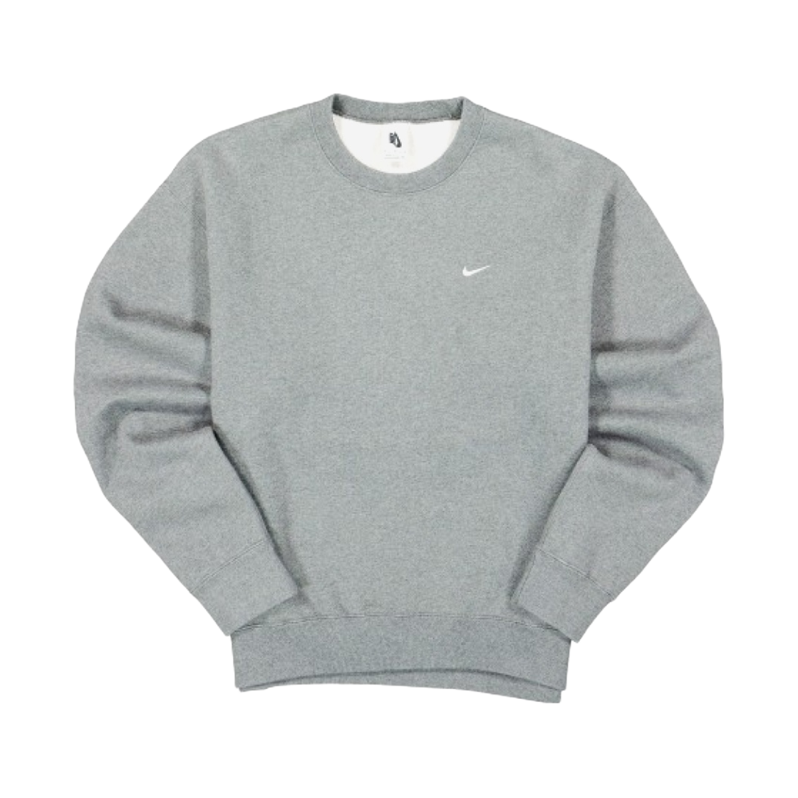 나이키 NRG 솔로 스우시 크루 플리스 다크 그레이 헤더 - US/EU