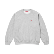 Supreme Small Box Raglan Crewneck Heather Grey - 24SS