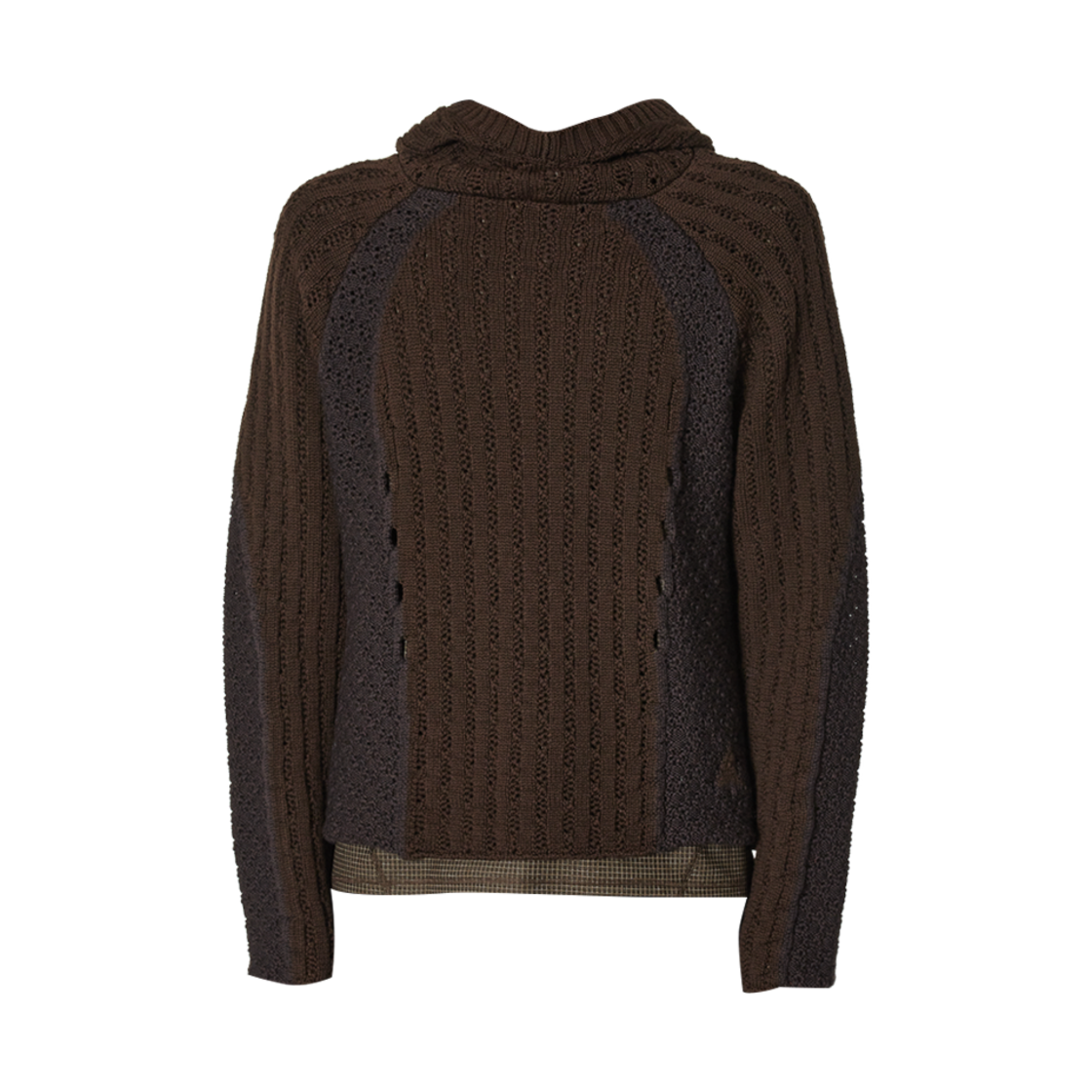 J294338/RBMW0292YA28 Roa Flower Stitch Hoodie Brown