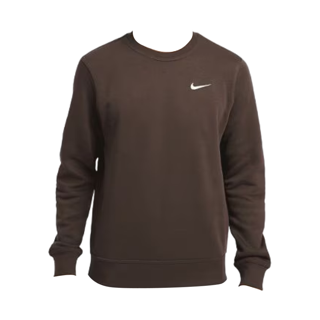 623459-237 Nike Club Fleece Crewneck Baroque Brown - Asia