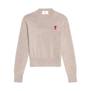 (W) AMI de Coeur Sweater Beige