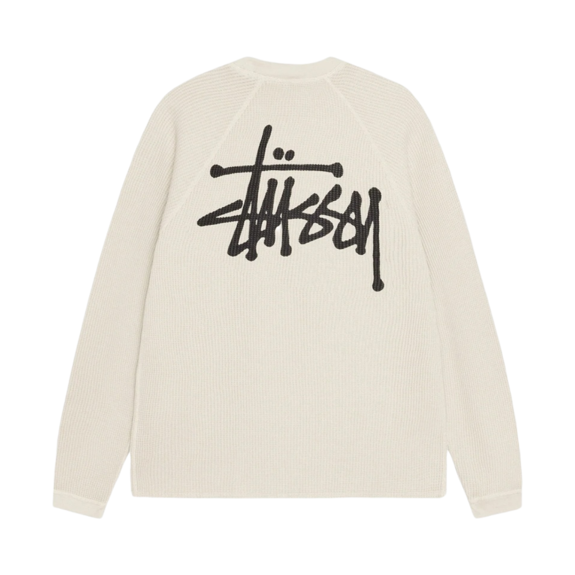 1140356 Stussy Raglan Thermal LS Crew Bone