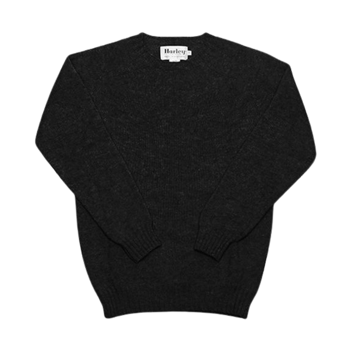할리 오브 스코틀랜드 쉐기 독 크루넥 스웨터 블랙(Harley of Scotland Shaggy Dog Crewneck Sweater Black)