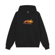 Stussy Flames Hood Black