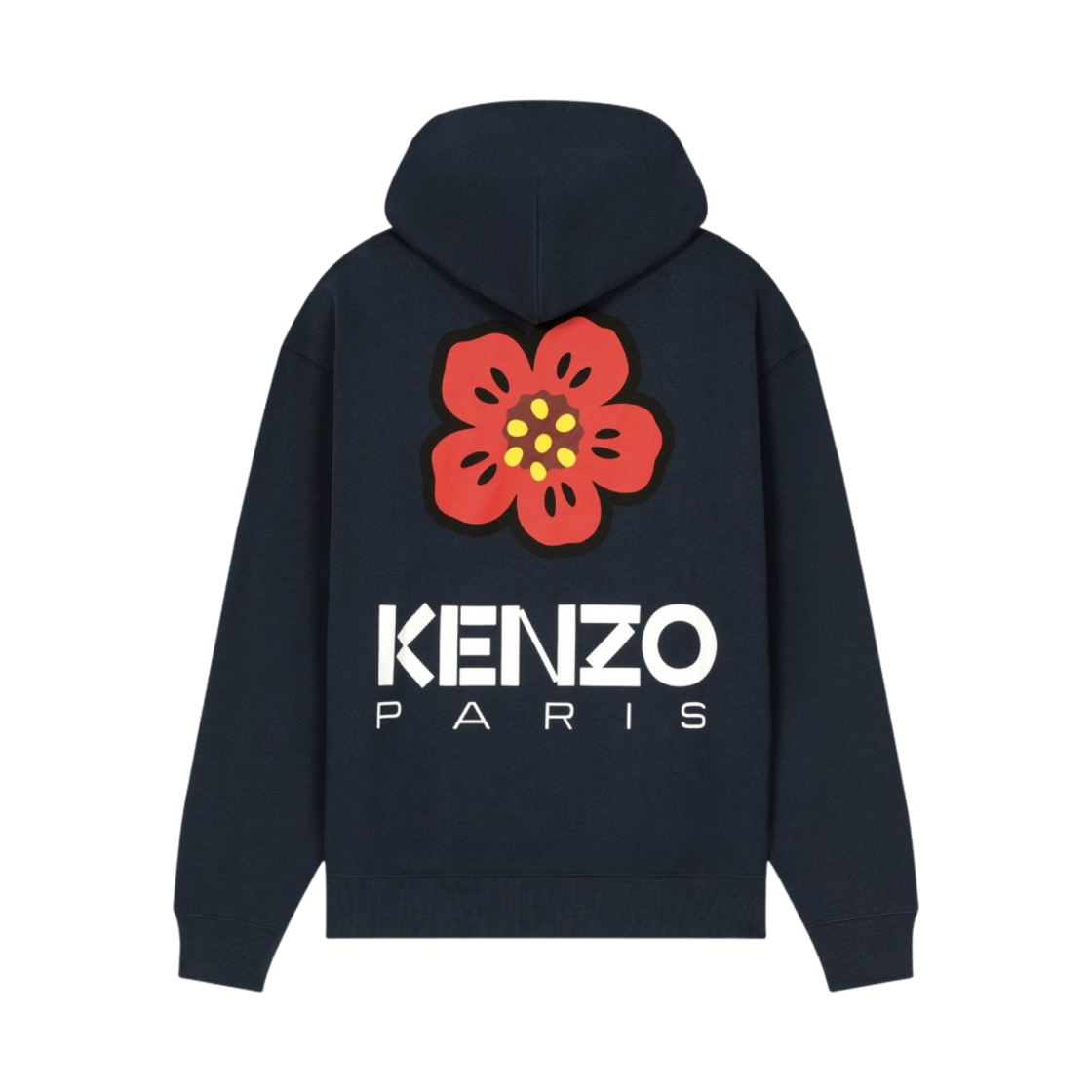 KENZO| (FF5 8SW239 4MF 99J)) 겐조 보케 플라워 오버사이즈 후드 스웨트셔츠 블랙 | Kenzo | KREAM