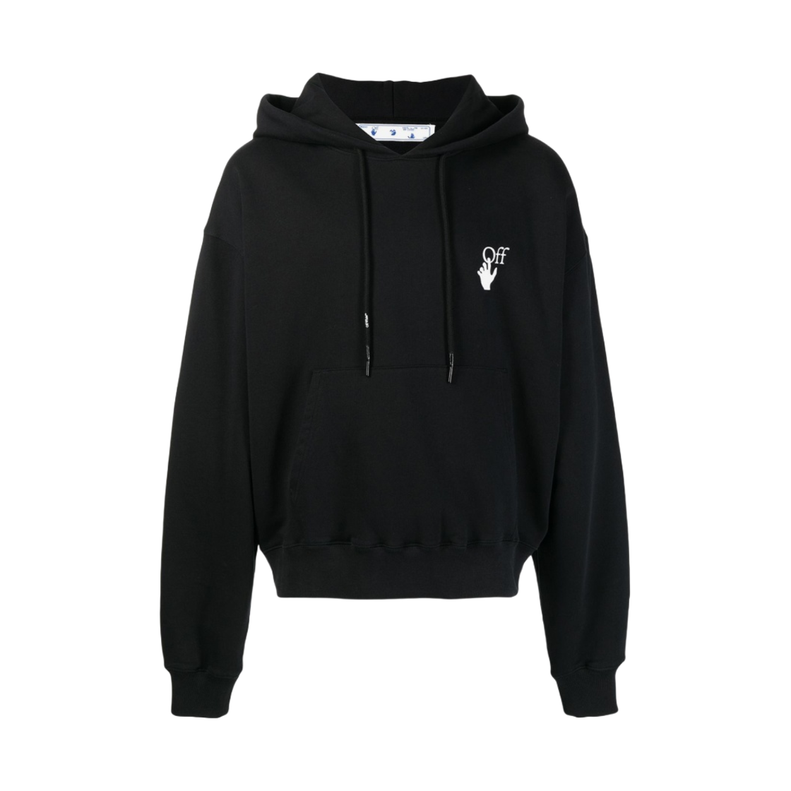 오프화이트 컷 히어 후드 블랙(Off-White Cut Here Hoodie Black) - 2