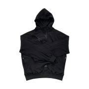 Undermycar Sioki Acken Waffle Hoodie Ink Black - 22SS