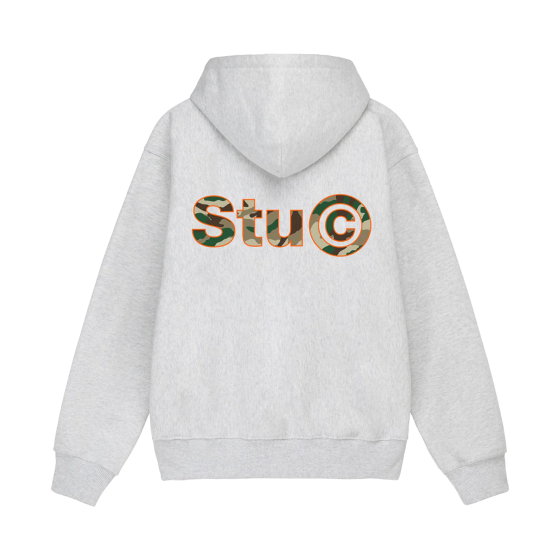 스투시 Stu C. 후드 애쉬 헤더(Stussy Stu C. Hoodie Ash Heather) - 2