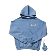 IAB Studio x Tastehouse Hoodie & Keyring Ash Blue