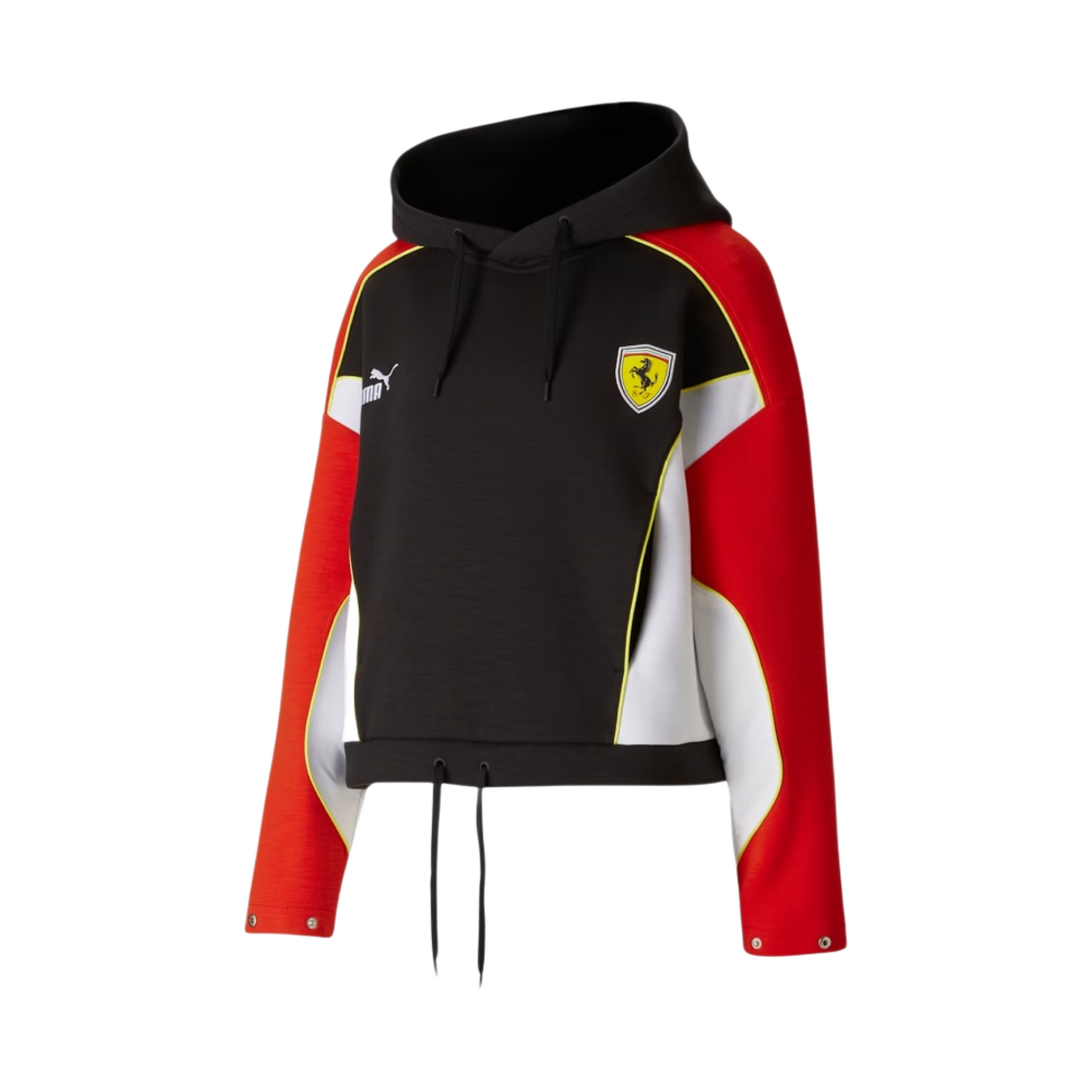 (W) 푸마 x 페라리 레이스 x 준 엠브로스 모터스포츠 후드 로소 코르사((W) Puma x Ferrari Race x June Ambrose Motorsport Hoodie Rosso Corsa) - 1