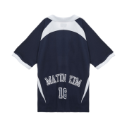 Matin Kim Sporty Track Jersy Top Navy