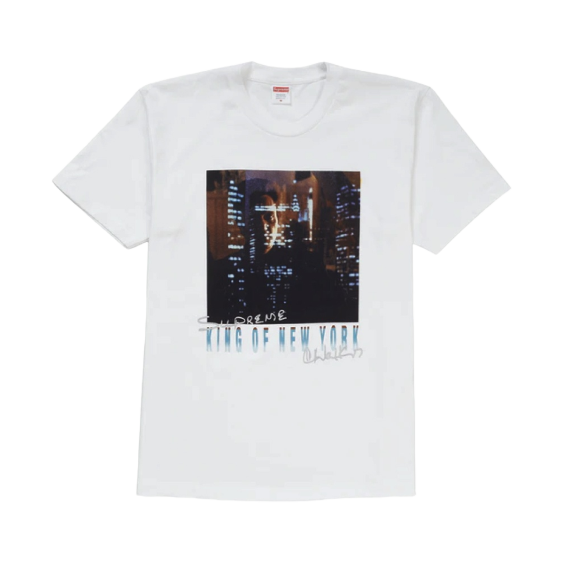 - Supreme Christopher Walken King of New York T-Shirt White - 19SS