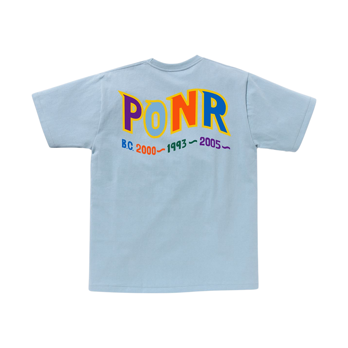 베이프 컬러 샤크 PONR 티셔츠 라이트 블루(BAPE Colors Shark PONR T-Shirt Light Blue) - 2