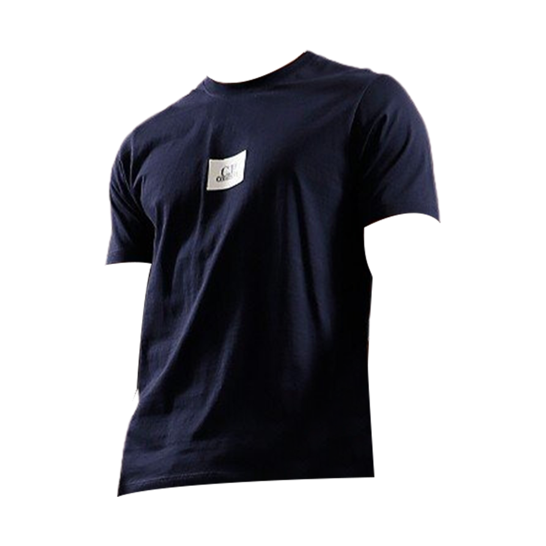 16CMTS142A006586W888 C.P. Company 30/1 Jersey Logo T-Shirt Total Eclipse Blue - 24SS
