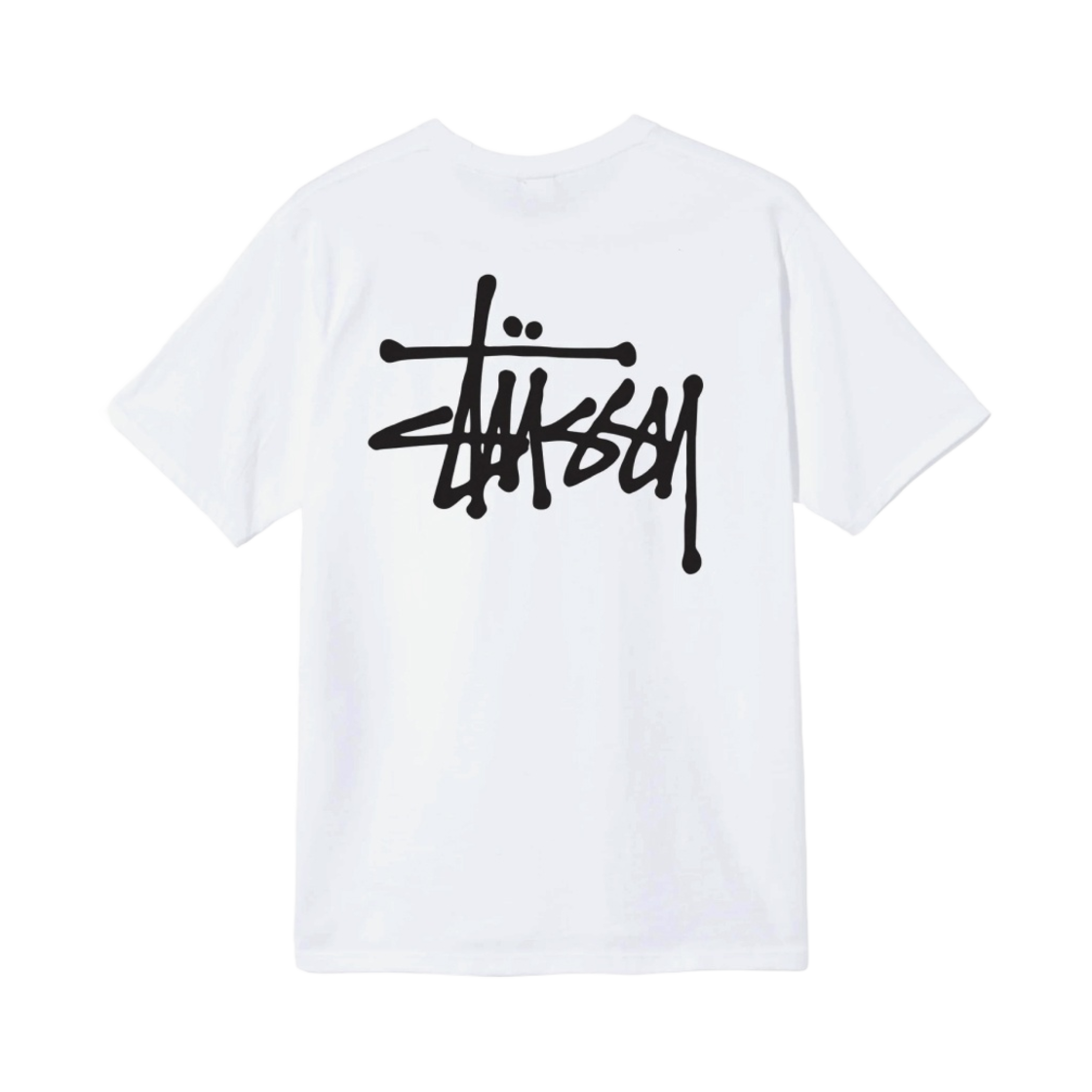 스투시 베이직 스투시 티셔츠 화이트 2021