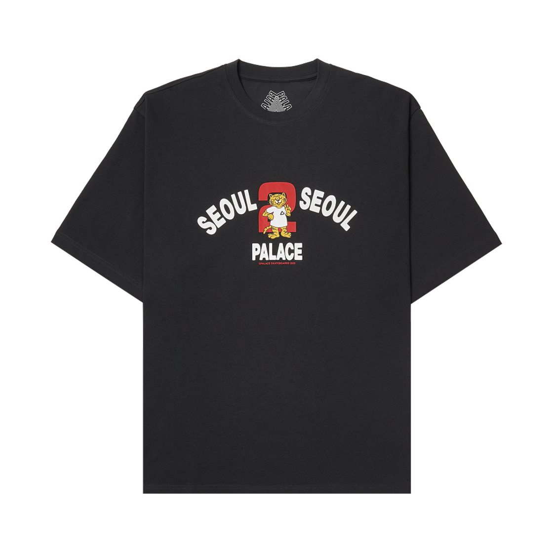 팔라스 서울 2 서울 티셔츠 블랙 - 25SS(Palace Seoul 2 Seoul T-Shirt Black - 25SS)