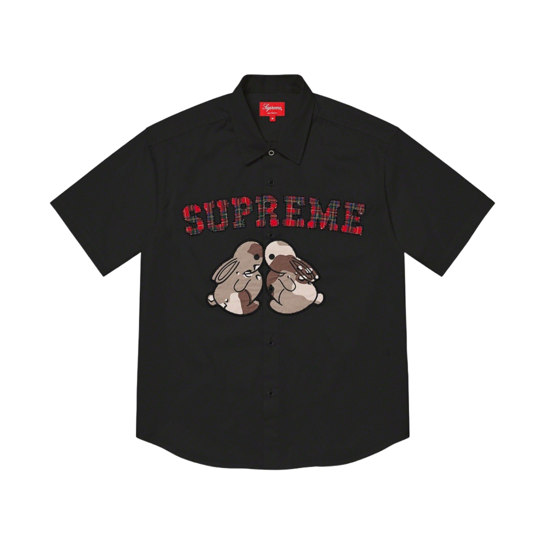 슈프림 버니즈 숏슬리브 워크 셔츠 블랙 - 23SS
