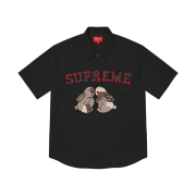 Supreme Bunnies S/S Work Shirt Black - 23SS