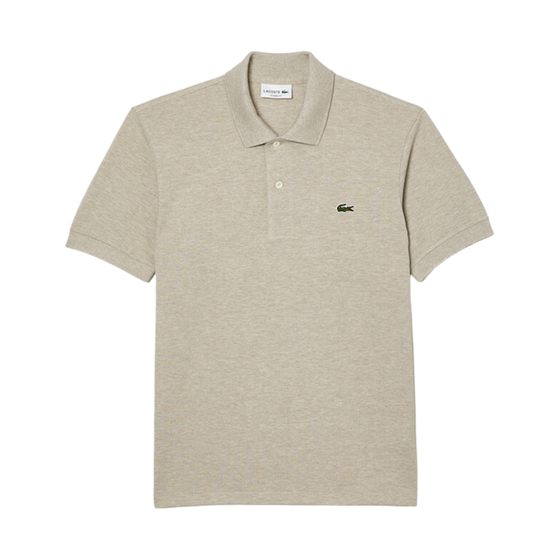 라코스테 말 오리지널 L.12.12 폴로 셔츠 베이지(Lacoste Marl Original L.12.12 Polo Shirt Beige) - 1