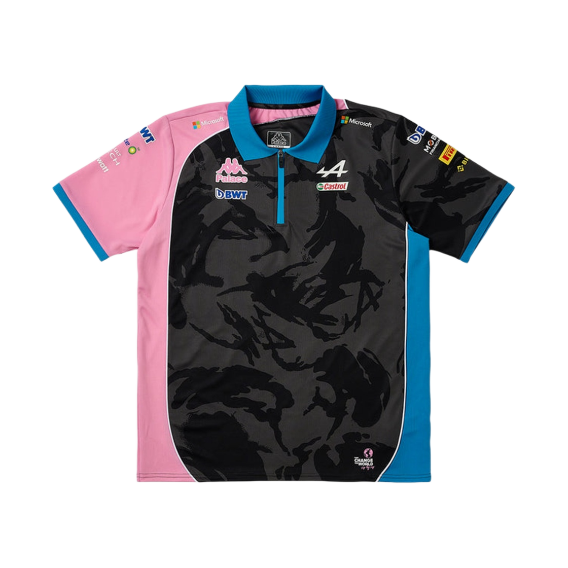 팔라스 x 카파 포 알파인 테크 폴로 나이트 데저트 카모 - 23FW(Palace x Kappa For Alpine Tech Polo Night Desert Camo - 23FW) - 1